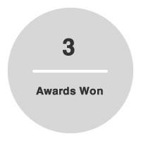 3 Awards Won
